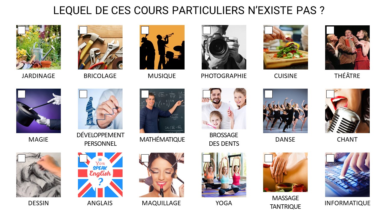 Figure 1 - Cours particulier