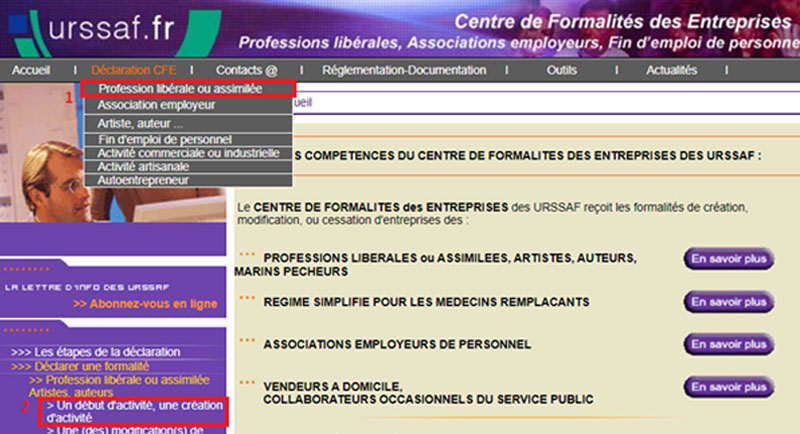 Site URSSAF